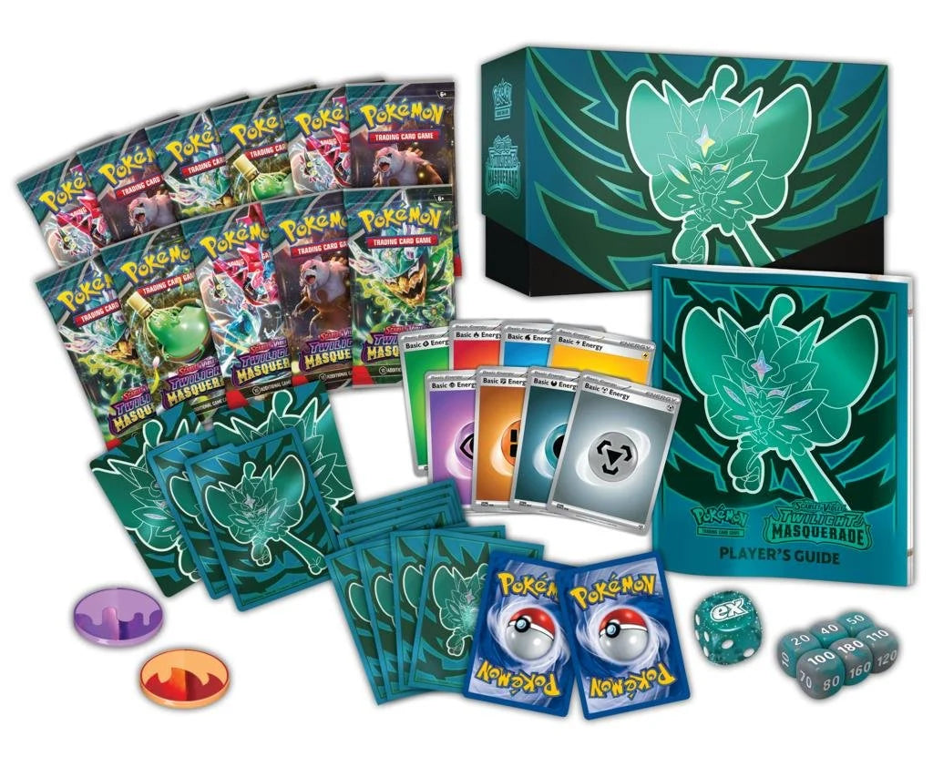 Zestaw kart Pokemon TCG: S&V - Twilight Masquerade - Elite Trainer Box