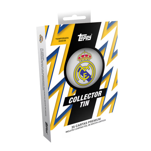 Real Madrid Topps Trading Cards Collector Tin 2025/26