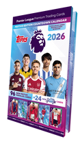 Topps Premier League 2026 COUNTDOWN CALENDAR TCG Trading Card Game