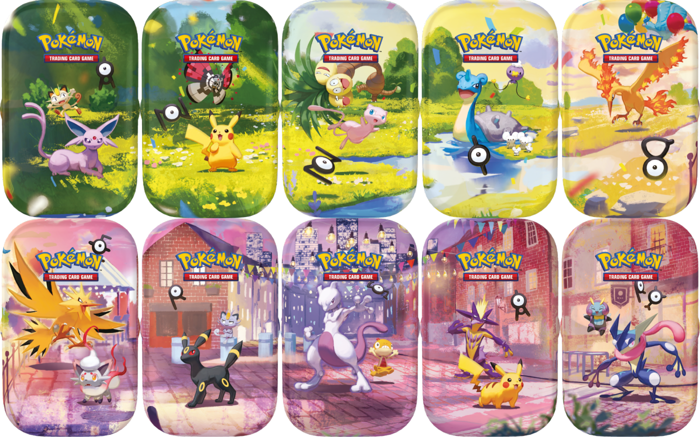 Pokémon TCG: 30th Celebration - Mini Tin - MIX Display (10)