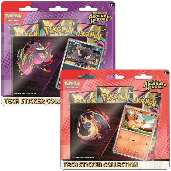 Pokemon Ascended Heroes Tech Sticker Collection