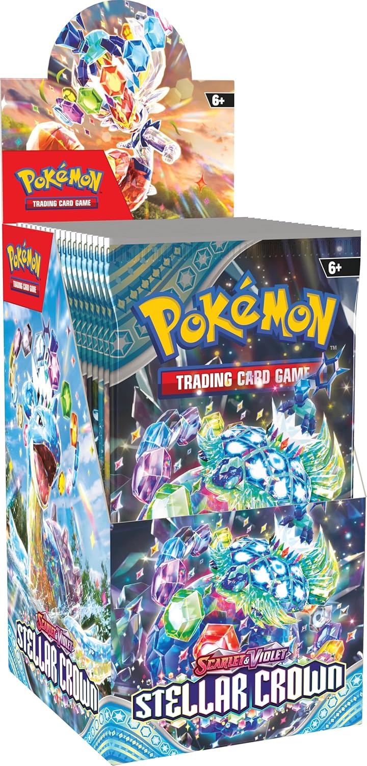 Pokemon Stellar Crown Booster Box – 18 Pack