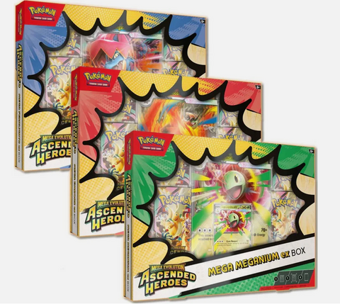 English - Ascended Heroes Mega Ex Box - Artwork varies