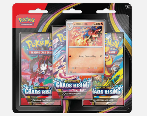 English - Chaos Rising - 3-pack Blister