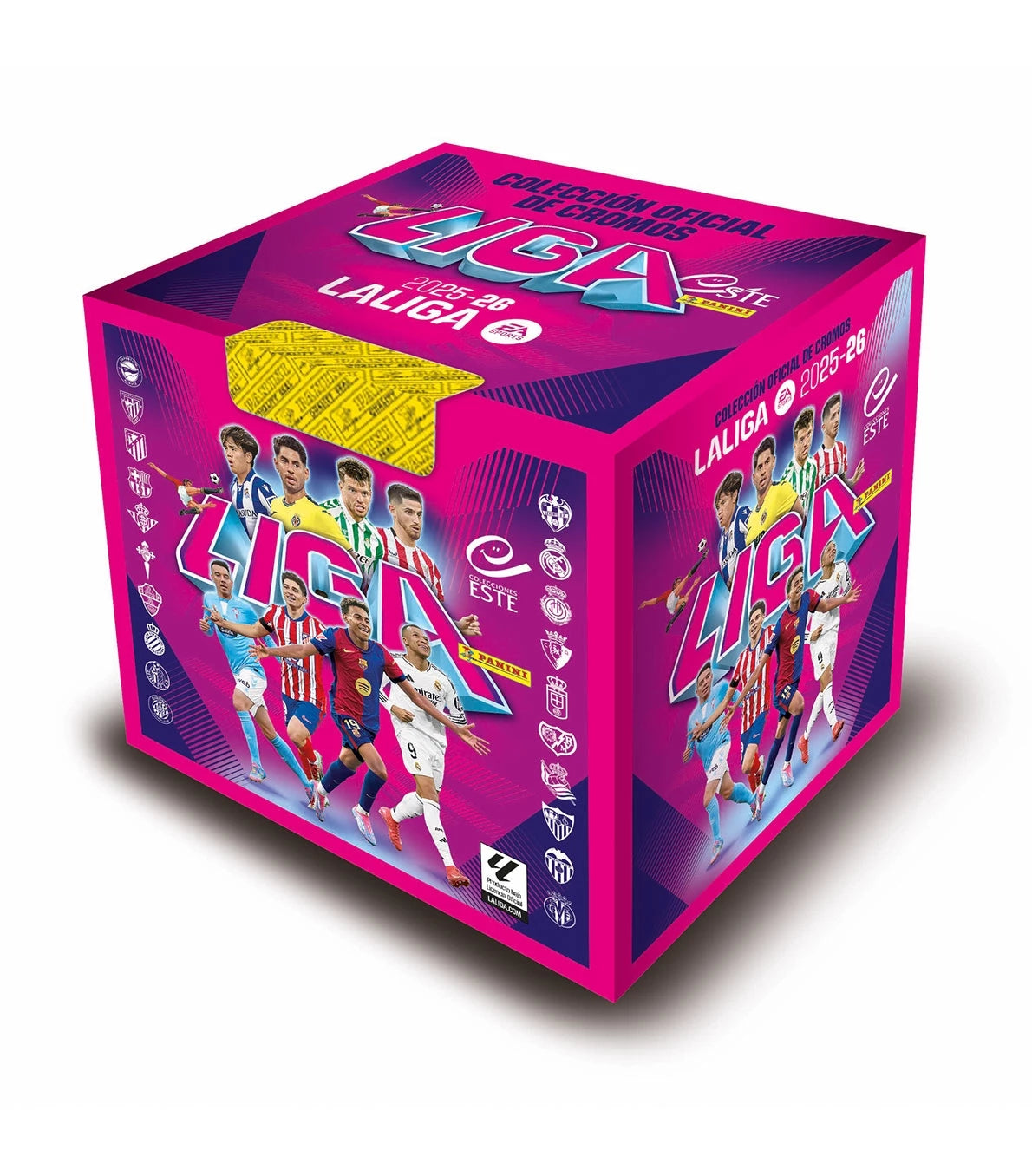 Opakowanie 50 naklejek Panini La Liga 2025/26