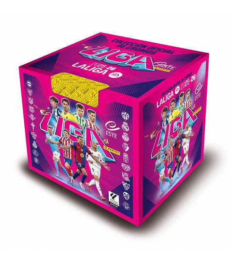 Packung mit 50 Panini La Liga 2025/26 Stickern