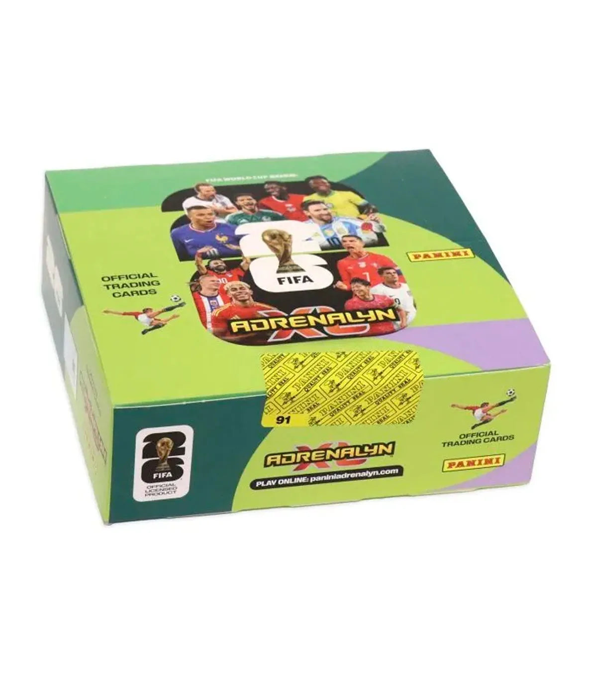 Opakowanie 24 pakietów naklejek Adrenalyn XL z Mistrzostw Świata FIFA 2026 – Panini Trading Cards