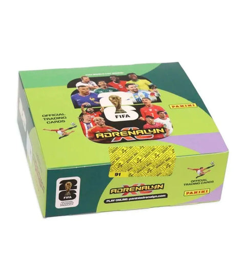 Opakowanie 24 pakietów naklejek Adrenalyn XL z Mistrzostw Świata FIFA 2026 – Panini Trading Cards