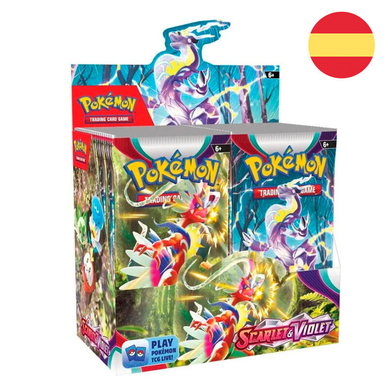 Pokémon TCG Scarlet & Violet Booster po hiszpańsku (36 boosterów)