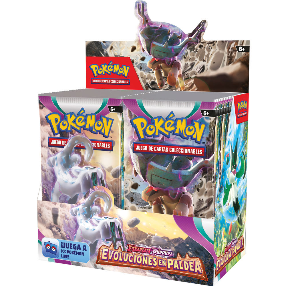 Pokémon TCG Scarlet & Violet Paldea Evolved Booster po hiszpańsku (36 boostery)