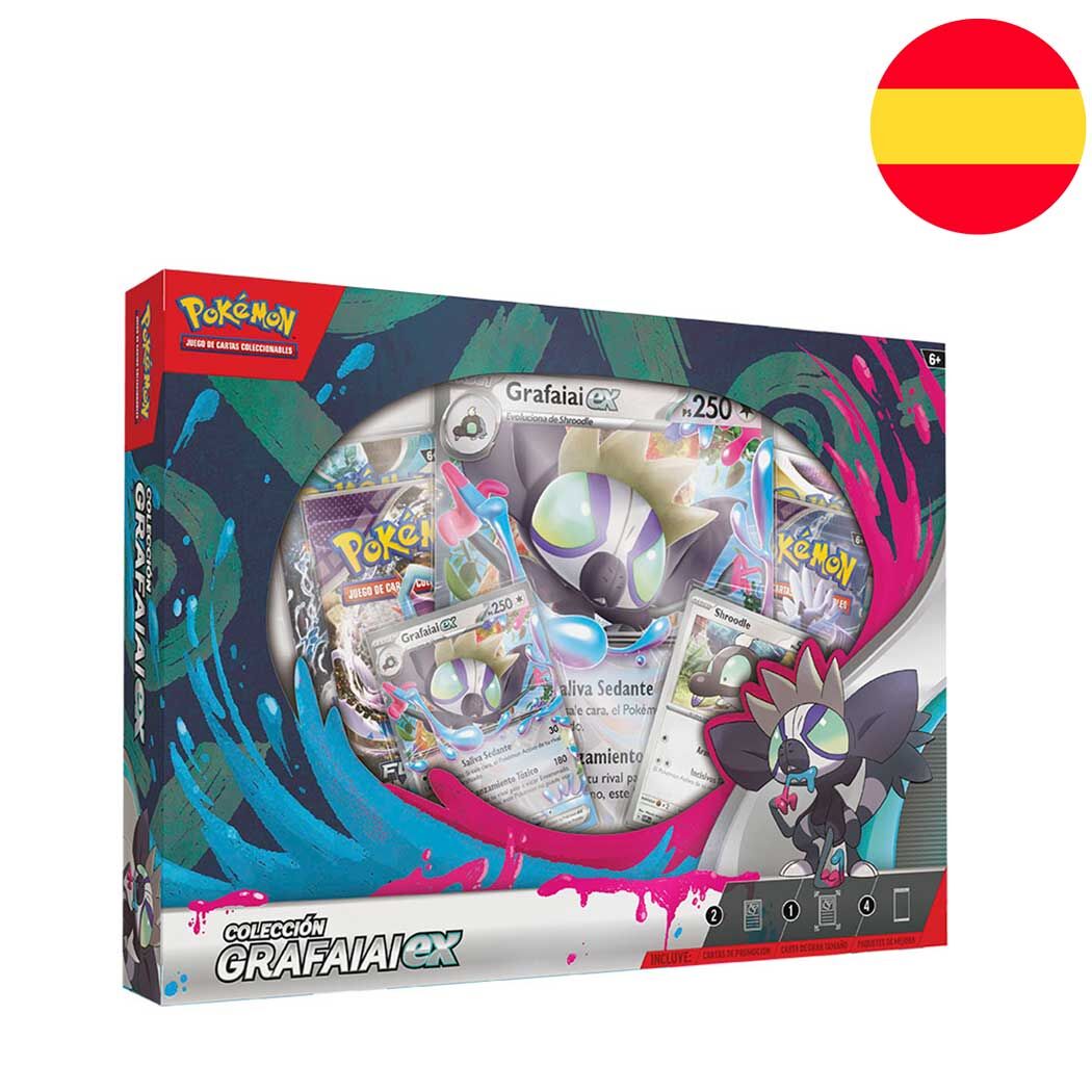 Pokémon TCG Grafaiai ex Box po hiszpańsku