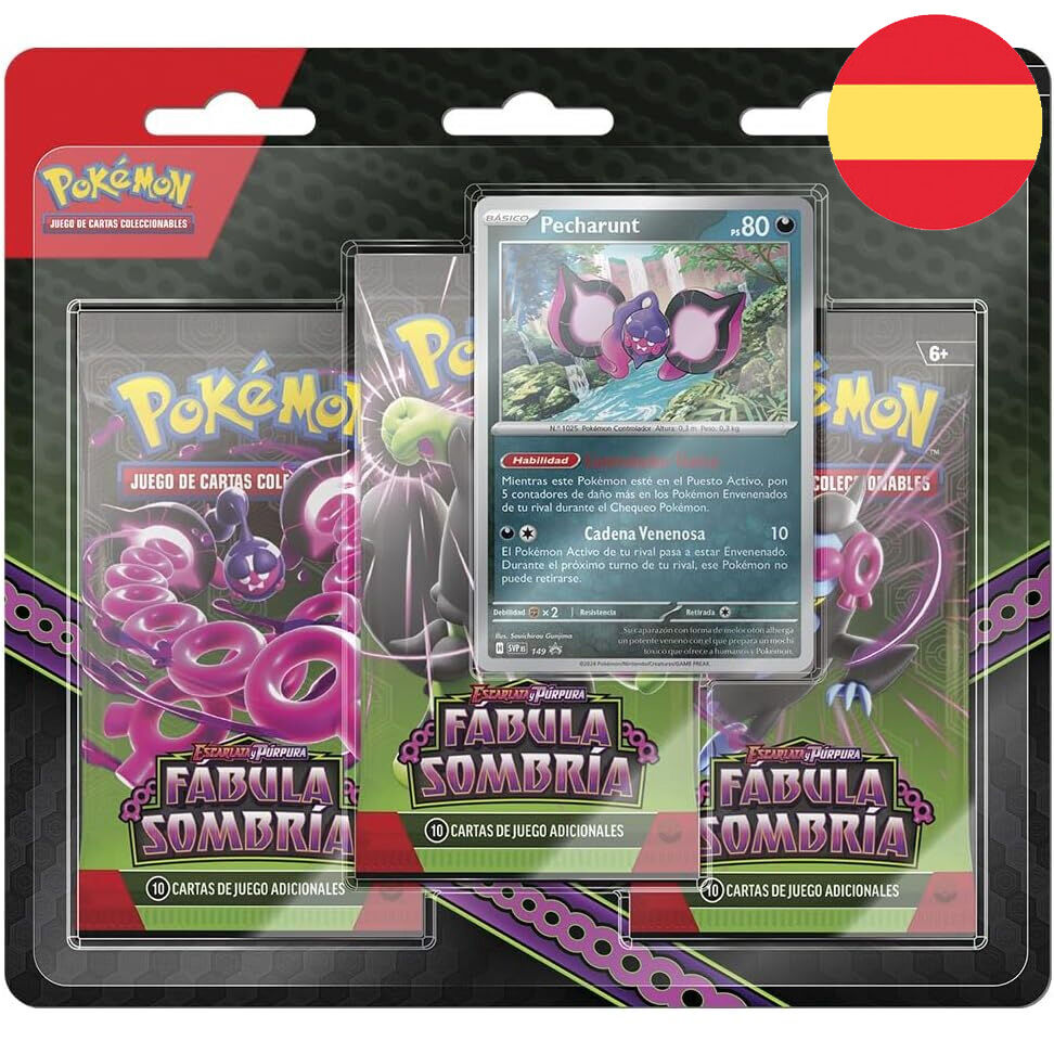 Pokémon TCG Scarlet & Violet Shrouded Fable Blister po hiszpańsku  (12 blistrów)