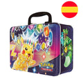 Pokémon TCG Chest Box po hiszpańsku – 6 boosterów + akcesoria