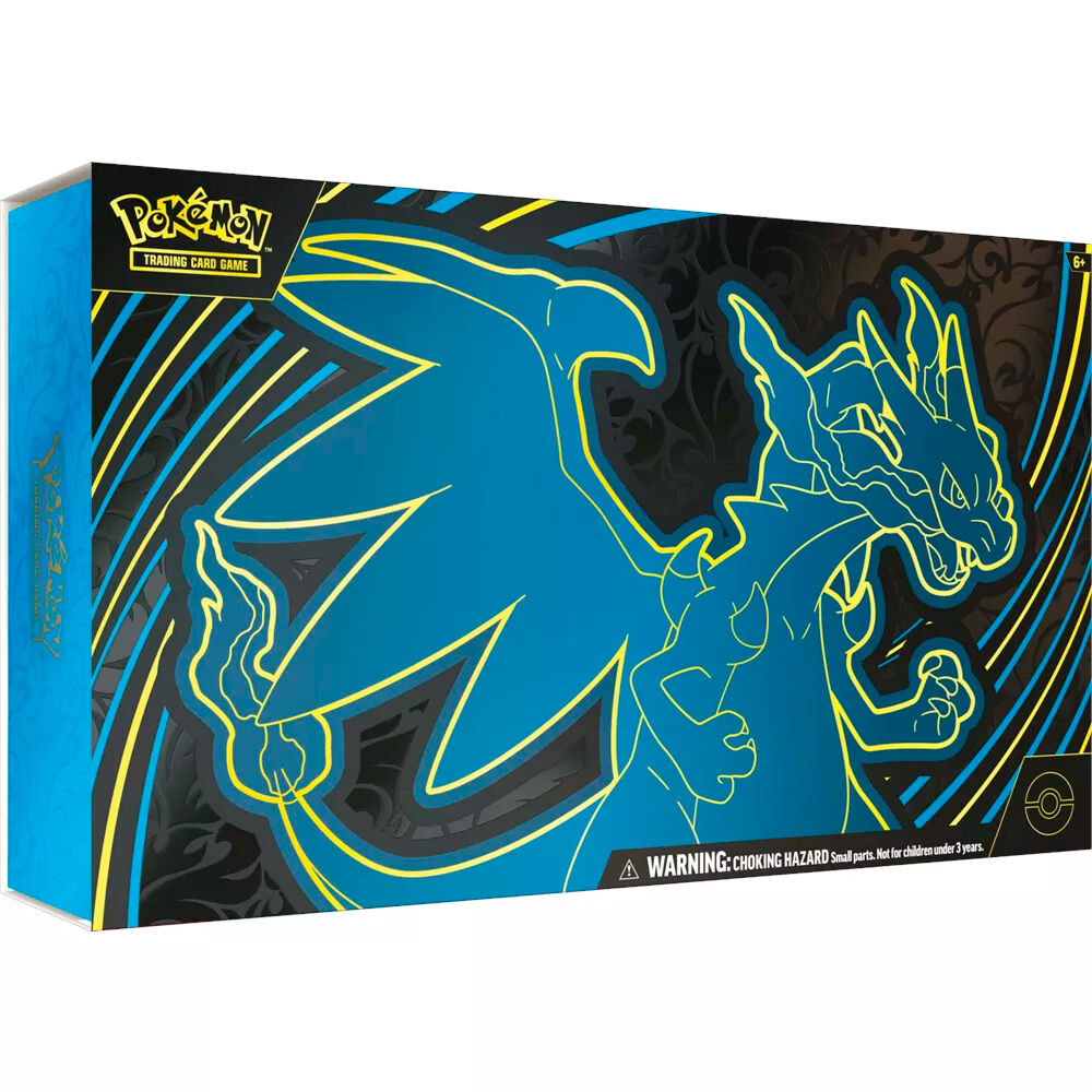 Pokémon TCG Mega-Charizard X Ultra Premium Collection po latynoamerykańsku – 18 boosterów + akcesoria