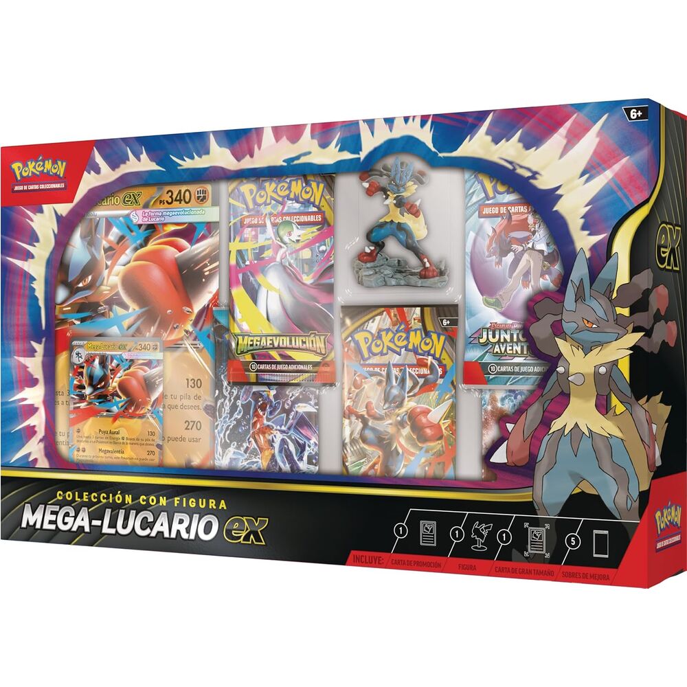 Pokemon TCG: Mega Lucario EX Figure Collection