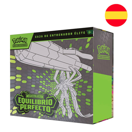 Pokémon TCG Perfect Order Elite Trainer Box auf Spanisch – 9 Booster + Zubehör (10 Stück)