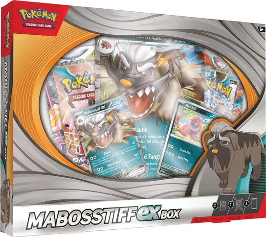 Zestaw oryginalnych kart Pokemon TCG: Mabosstiff ex Collection Box