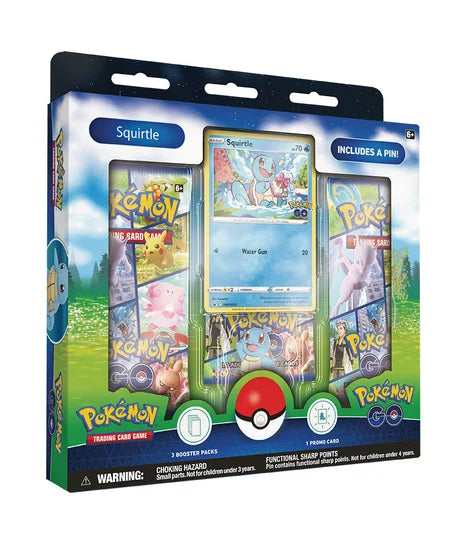 Karty Pokemon TCG: Sword&Shield - Pokemon GO - Squirtle Pin Collection Box