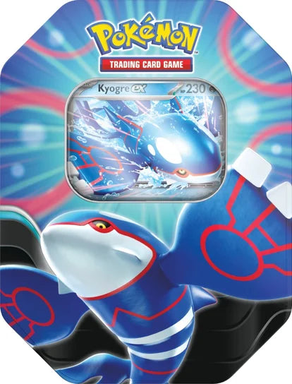 Zestaw kart Pokemon TCG: Spring Azure Legends - Kyogre ex Tin (Puszka)