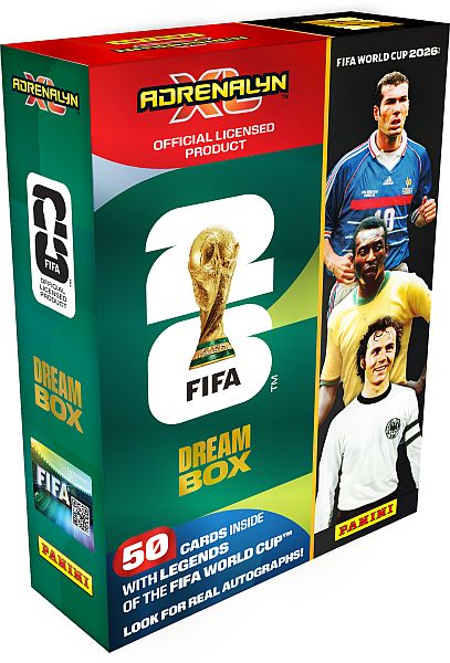 Panini Adrenalyn XL: FIFA World Cup 2026 Special Edition — Dream Box — 50 kart