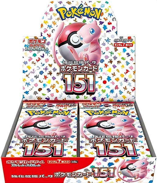Pokemon Display / Booster Box - Scarlet & Violet SV2a: Strength Expansion Pack - Pokemon Card 151 Japanese - 20 Boosters