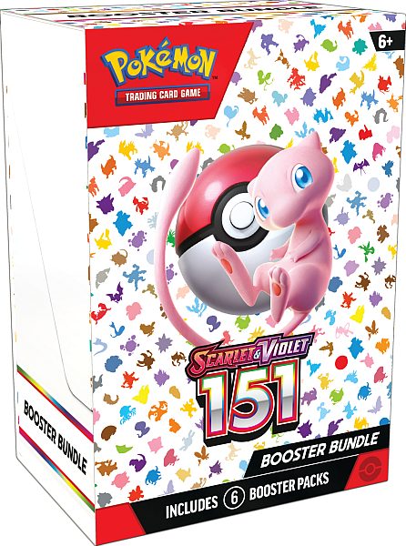 Pokemon Booster Pack Bundle — SV03.5 Scarlet & Violet: 151 — pudełko z 6 boosterami