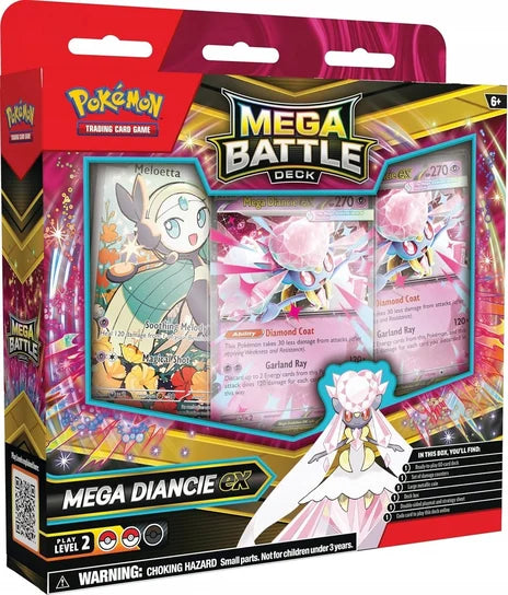Talia do gry Pokemon TCG: Mega Diancie ex Mega Battle Deck