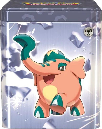 Set von originalen Pokémon TCG: Metal Stacking Tin 2024 (Dose)