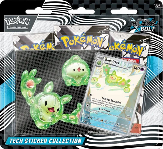 Karty Pokemon TCG: S&V - Black Bolt - Reuniclus 3-Pack Blister