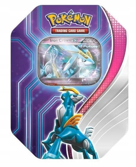 Zestaw kart Pokemon TCG: Paradox Destinies - Iron Crown ex Tin (Puszka)