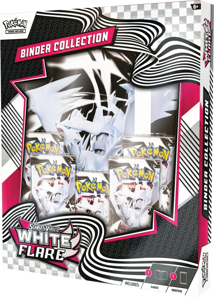 Zestaw kart Pokemon TCG: S&V - White Flare - Binder Collection Reshiram