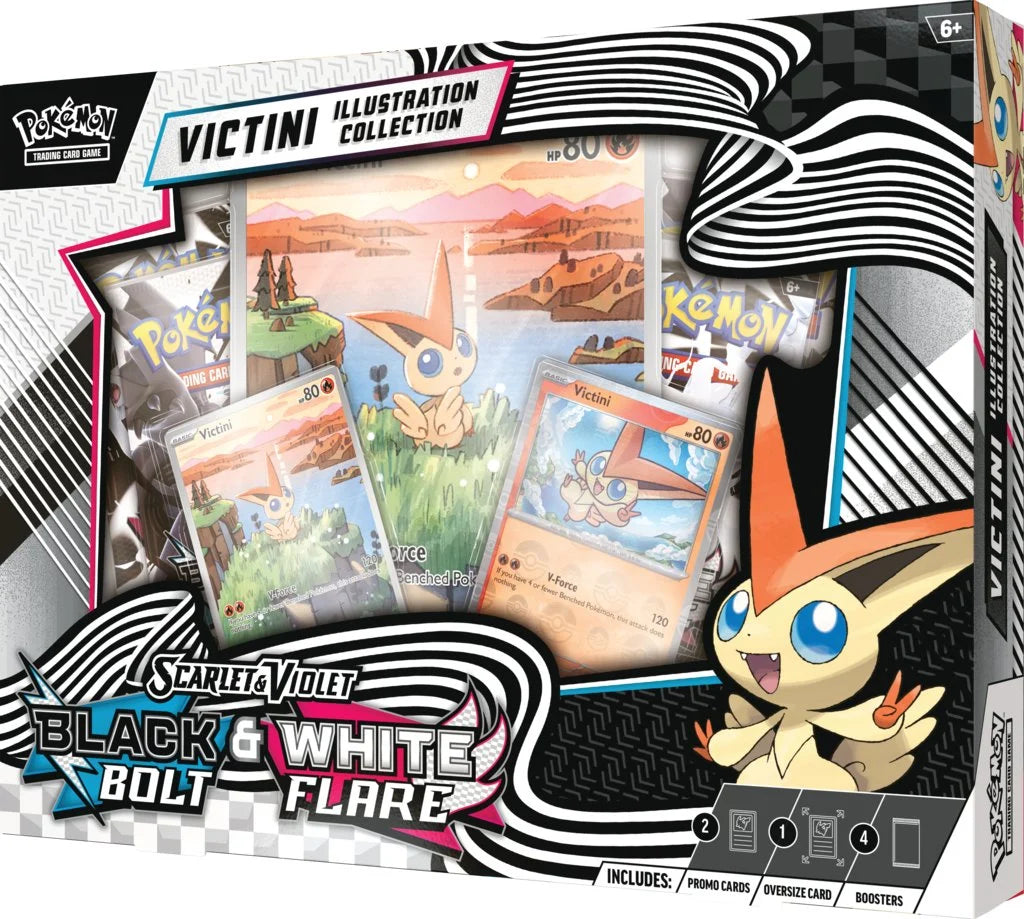 Pokemon TCG: S&V - White Flare & Black Bolt - Unova Victini Collection Box