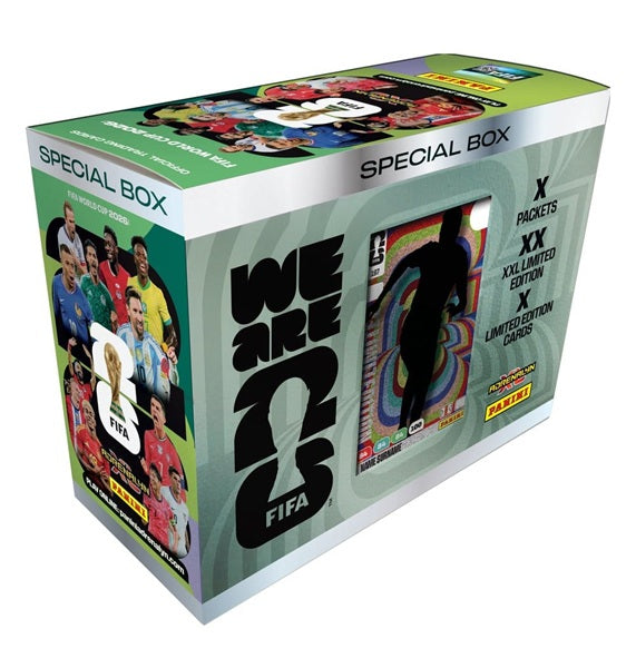 Panini Adrenalyn XL: FIFA World Cup 2026 - Special Box - 8 Booster Packs + 10 Limited-Cart + 2 XXL Limited Edition!